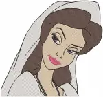 The Little Mermaid - Vanessa Ursula'S Human Disguise - Beautiful Deceptive Woman Portraits - Disney Villain Form - Filled Embroidery Design - 8251