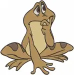 Disney Princess And Frog Prince Naveen As Frog Various Poses Amphibian Form Bundle - Filled Embroidery Design - 8330