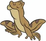 Disney Princess And Frog Prince Naveen As Frog Various Poses Amphibian Form Bundle - Filled Embroidery Design - 8332