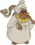 Disney Princess And Frog Louis Alligator Mama Odie Voodoo Priestess Naveen Designs - Filled Embroidery Design - 8351