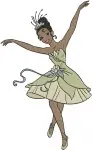 Disney Princess And Frog Ray The Firefly Evangeline Tiana Ballerina Dream Bundle - Filled Embroidery Design - 8359