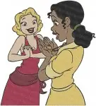 Disney Princess And Frog Tiana Charlotte La Bouff Prince Naveen Friends Couple - Filled Embroidery Design - 8397