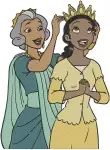 Disney Princess And Frog Tiana Naveen Wedding Mama Odie Characters Group Bundle - Filled Embroidery Design - 8415