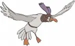 The Rescuers Miss Bianca Bernard Penny And Orville Albatross Flying Characters - Filled Embroidery Design - 8437
