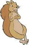 Cute Coon Squirrels - Multiple Playful And Standing Poses - Forest Animal Friends - Filled Embroidery Design - 8547