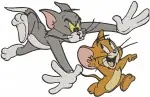 Tom And Jerry - Classic Cat And Mouse Duo - Beach Relaxation And Chasing Fun - Coon Legends - Filled Embroidery Design - 8573
