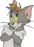 Tom And Jerry - Classic Cat And Mouse Duo - Beach Relaxation And Chasing Fun - Coon Legends - Filled Embroidery Design - 8574