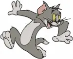 Tom And Jerry - Tom Cat And Jerry Mouse - Iconic Poses And Expressions - Coon Rivalry - Filled Embroidery Design - 8577