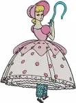 Toy Story - Bo Peep Shepherdess With Sheep Billy Goat Gruff - Classic And Modern Looks - Pixar - Filled Embroidery Design - 8591