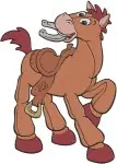 Toy Story - Bullseye Woody'S Faithful Horse - Multiple Standing And Running Poses - Pixar Character - Filled Embroidery Design - 8595
