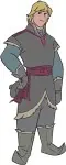 Frozen Kristoff Ice Harvester Various Standing Poses And Expressions Character - Filled Embroidery Design - 3070