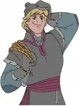 Frozen Kristoff Anna Young Anna And Young Elsa Character Poses And Interactions - Filled Embroidery Design - 3071