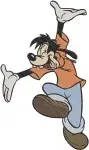 Goofy And Max Goof - Goofy Friends Group - Pete - Classic Disney Goof Troop Characters Set - Filled Embroidery Design - 3165