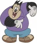 Goof Troop - Max Goof And Pete - Awkward Friends And Neighbors - Disney Afternoon Characters - Filled Embroidery Design - 3174