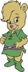 Adventures Of The Gummi Bears - Gusto Gummi ist - Sunni Gummi Singing - Creative Bears - Filled Embroidery Design - 3205