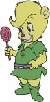 Adventures Of The Gummi Bears - Zummi Gummi Magic - Duke Igthorn Villain - Cubbi Gummi - Castle Sieber - Filled Embroidery Design - 3206