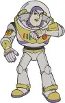 Toy Story - Buzz Lightyear With Utility Belt And Friends Group - Space Ranger And Andy'S Toys - Filled Embroidery Design - 8624