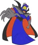 Toy Story - Emperor Zurg Evil Villain - Buzz Lightyear'S Archenemy - Dark Lord Poses - Pixar - Filled Embroidery Design - 8632