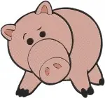 Toy Story - Hamm The Piggy Bank - Multiple Cute Poses - Pixar Character - Filled Embroidery Design - 8641