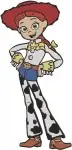 Toy Story - Jessie The Yodeling Cowgirl - Confident And Happy Poses - Pixar Character - Filled Embroidery Design - 8646
