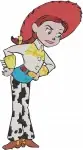 Toy Story - Jessie The Yodeling Cowgirl - Confident And Happy Poses - Pixar Character - Filled Embroidery Design - 8648
