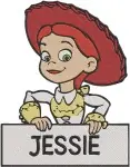 Toy Story - Jessie The Yodeling Cowgirl - Confident And Happy Poses - Pixar Character - Filled Embroidery Design - 8649