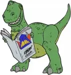 Toy Story - Mr Potato Head With Rex And Turtle Cone - Funny Green Army Man - Pixar Characters - Filled Embroidery Design - 8669