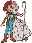 Disney Pixar Toy Story Woody Jessie Bo Peep Bullseye Horse Buzz Lightyear - Filled Embroidery Design - 8695