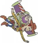 Disney Pixar Toy Story Woody Jessie Bo Peep Bullseye Horse Buzz Lightyear - Filled Embroidery Design - 8698