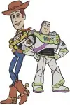 Disney Pixar Toy Story Woody Buzz Lightyear Jessie Best Friends Group Poses Bundle - Filled Embroidery Design - 8700