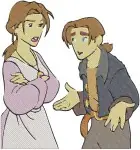 Disney Treasure Planet Jim Hawkins Sarah Hawkins John Silver Captain Flint Crew Bundle - Filled Embroidery Design - 8727