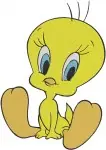 Looney Tunes Tweety Bird Yellow Canary Various Cute Poses Sweet Birdie Designs - Filled Embroidery Design - 8745