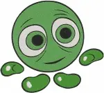 Wreck It Ralph Sugar Rush Racers Vanellope Taffyta Candlehead And Gloomy Glob - Filled Embroidery Design - 8905