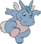 The Wuzzles Style Hybrid Animals - Hoppopotamus Hippo Rabbit And Rhinokey Rhino Monkey - Classic Coon Friends - Filled Embroidery Design - 8951