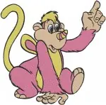 The Wuzzles Coon - Bumblelion The Bee Lion And Rhinokey The Rhino Monkey - Playful Hybrid Animal Friends - Filled Embroidery Design - 8961