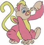 The Wuzzles Coon - Bumblelion The Bee Lion And Rhinokey The Rhino Monkey - Playful Hybrid Animal Friends - Filled Embroidery Design - 8964