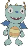 Henry Hugglemonster - Henry - Summer Sister - Cobby Brother - Ivor Baby Brother - Monster Family - Filled Embroidery Design - 3230