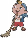 Disney Jake Never Land Pirates Cubby With Map Jake Sweeping Izzy Pirate Kids Bundle - Filled Embroidery Design - 3358
