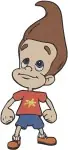 Jimmy Neutron Boy Genius Jimmy Eating Standing Sheen Estevez Carl Wheezer - Filled Embroidery Design - 3439