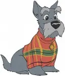 Disney Dogs - Jock The Scottish Terrier - Dodger From Oliver And Company - Classic Canine Friends - Filled Embroidery Design - 3532