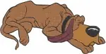 Disney Dogs - Pluto The Pup And Bruno From Cinderella - Loyal Canine Companions - Character Poses - Filled Embroidery Design - 3623