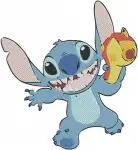 Lilo And Stitch - Stitch Ice Cream - Captain Gantu - Dr Hamsterviel With Stitch - Villains And Hero - Filled Embroidery Design - 3640