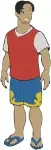 Disney Lilo Stitch Pleakley Disguise David Lifeguard Nani Stitch Alien Form - Filled Embroidery Design - 3721