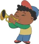 Disney Little Einsteins Leo Quincy Annie June Group Playing Instruments Friends Bundle - Filled Embroidery Design - 3760