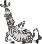 Madagascar Gloria The Hippo And My The Zebra Various Character Poses - Filled Embroidery Design - 3853