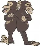 Madagascar Chimpanzees And Penguins Rico Skipper Kowalski Private Character Poses - Filled Embroidery Design - 3855