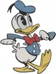 Disney Classics - Donald Duck And Goofy - Best Friends Duo - Comical Poses Collection - Filled Embroidery Design - 3893