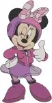 Mickey And The Roadster Racers - Mickey And Minnie Mouse Winning Poses - Race Car Drivers - Filled Embroidery Design - 3927