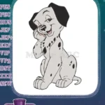 Cute Smiling Disney Dalmatian Puppy Dog Embroidery Designs - Instant Download