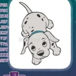Sweet Disney Dalmatian puppy dog character embroidery designs - Instant Download